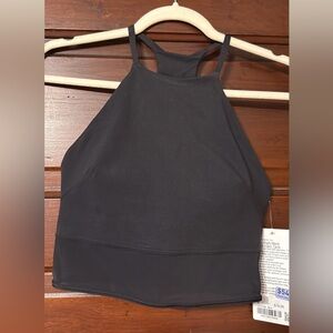 lululemon athletica Black High Neck Tank